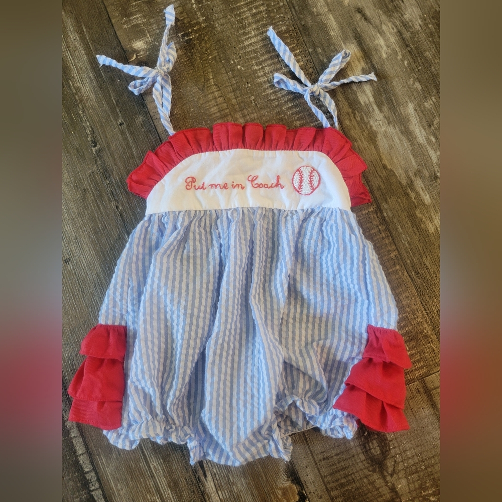 Baseball Romper
